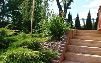 Budowa ogrodów Mazury