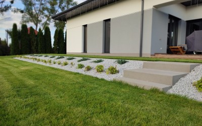 Ogród nowoczesny Giżycko