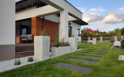 dekoracje w ogrodzie Mazury