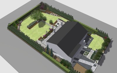 Wizualizacje ogrodów Giżycko