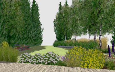 Wizualizacje ogrodów Giżycko